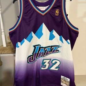 NBA Throwback Jersey Karl Malone Utah Jazz